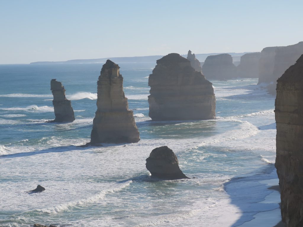 A view of the twelve apostles on the Great Ocean Road, Victoria